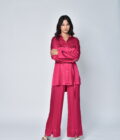 Fuschia Satin Set