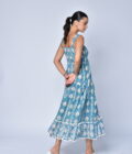 Blue Cotton Dress - Image 5