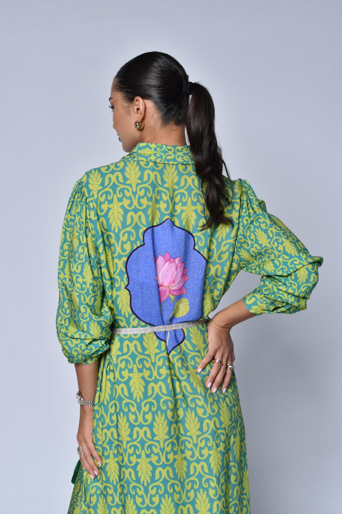 Patterned Maxi Dress