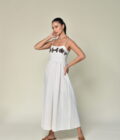 Beige Embroided Dress - Image 3