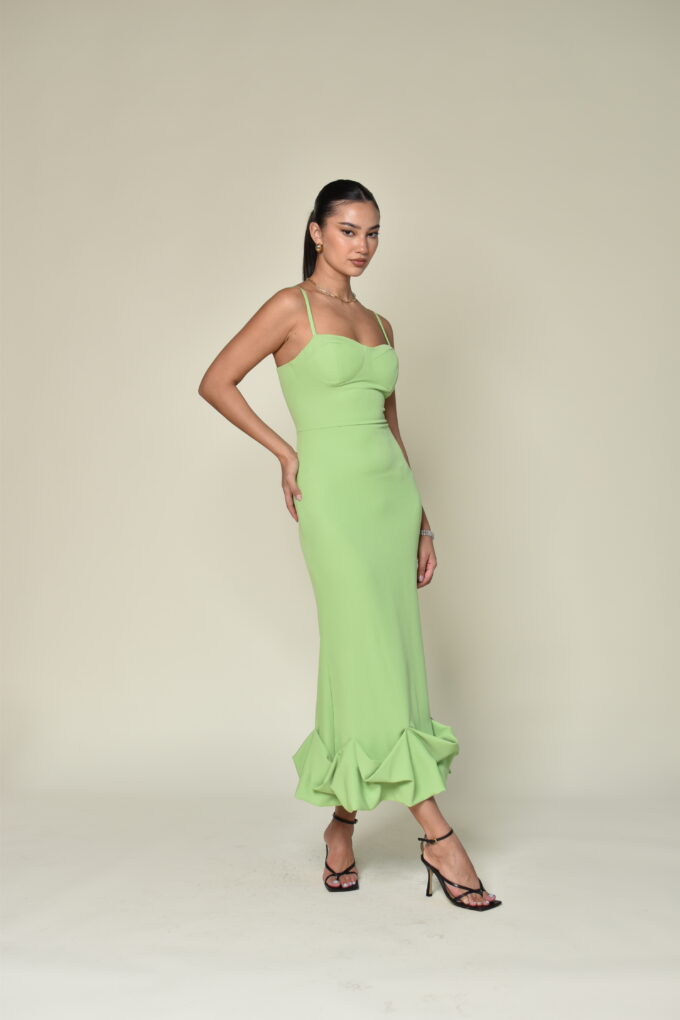 Maxi Dress with Ruffles