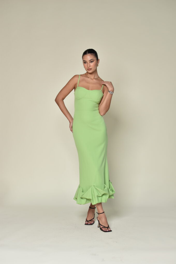 Maxi Dress with Ruffles
