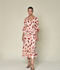 Printed Satin Dress