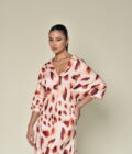 Printed Satin Dress - Image 2