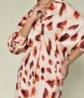 Printed Satin Dress - Image 4