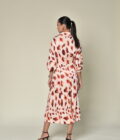 Printed Satin Dress - Image 3