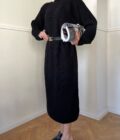 Knit Black Dress - Image 2