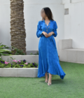 Azure Flutter Dress