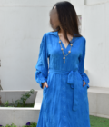 Azure Flutter Dress - Image 4