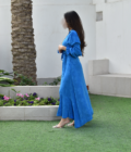 Azure Flutter Dress - Image 3