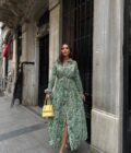 Green Dress with Belt